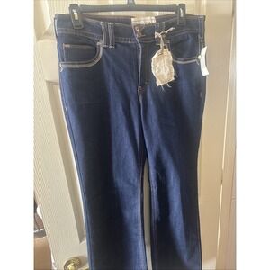 Crafted industrial cotton Bootcut Jeans Women's Stretch Denim mid Rise size 16.
